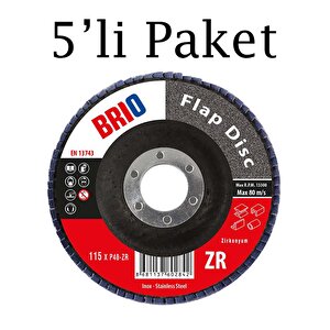 Flap Disk 115xp40 Zr 5'li Paket