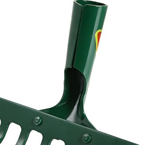 Metal Yapar Bahçe Tarla Tırmığı 14 Diş Çim Peyzaj Yaprak Ot Saman Temizleme Toprak İşleme Tırmığı