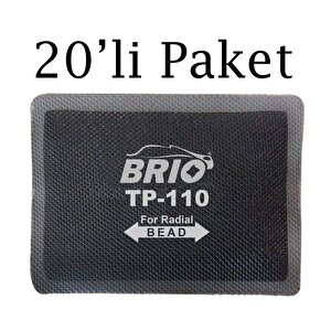 Lastik Yaması 75x55mm 20'li Paket