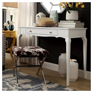 Wooding 100 Cm Masif Beyaz Lake Bonamy Çalışma Masası