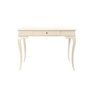 Wooding 100 Cm Çekmeceli Masif Krem Lake Çalışma Masası