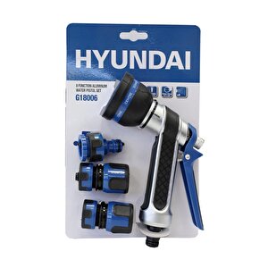 G18006 Su Tabancası Alüminyum 8 Fonksiyonlu Adaptör Setli