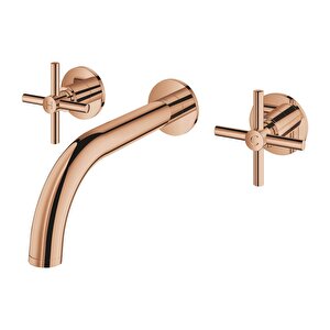 Grohe Atrio 3 Delikli Duvardan Lavabo Bataryası M-boyut - 20661da0