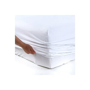 Ranforce 160*200 Cm Lastikli Çarşaf Seti Beyaz-160 X 200