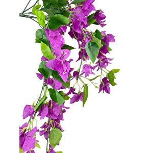 Yapay Çiçek Mor Begonvil Çiçeği 8dallı 70cm Sarkan Çiçek