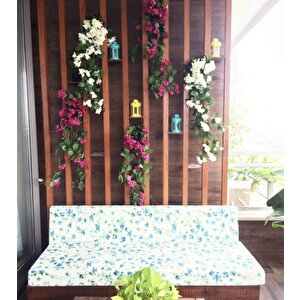 Yapay Çiçek Mor Begonvil Çiçeği 8dallı 70cm Sarkan Çiçek