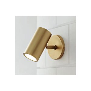 Modern Sophia Aplik Duvar Aplik Oynar Başlıklı Ampul Hariçtir Eskitme Gold Sarı