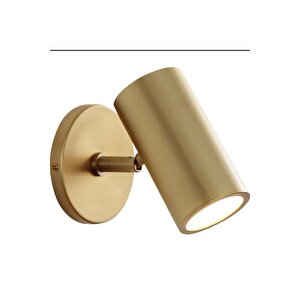 Modern Sophia Aplik Duvar Aplik Oynar Başlıklı Ampul Hariçtir Eskitme Gold Sarı