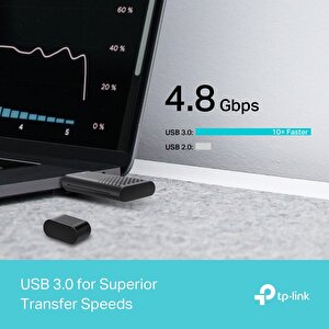 Tp-link Archer Tx20u Ax1800 Çift Bant Wi̇-fi̇ 6 Kablosuz Usb Adaptör