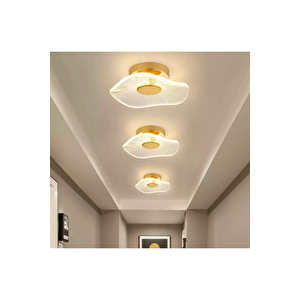 Modern Luxury Tavana Sıfır Led Avize Şık Görsellik Katar