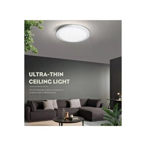 Modern Ledli Avize Tavana Sıfır Salon Mutfak Oturma Odası Avize Panel Light 6400k Beyaz Işık