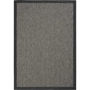 Berlin Art 01  Hasır Dokulu Balkon Halısı İthal Sisal Halı Yolluk Bordürlü Mutfak Halısı 200x290 cm