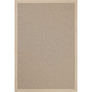 Roma Art 01 Hasır Dokulu Balkon Halısı İthal Sisal Halı Yolluk Bordürlü Mutfak Halısı 200x290 cm
