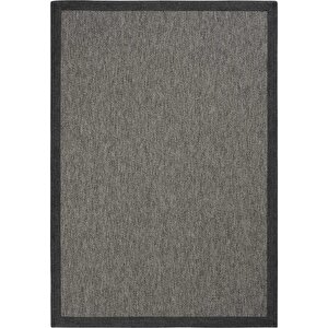 Berlin Art 01  Hasır Dokulu Balkon Halısı İthal Sisal Halı Yolluk Bordürlü Mutfak Halısı 80x450 cm