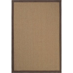 Madrid Art 01 Hasır Dokulu Balkon Halısı İthal Sisal Halı Yolluk Bordürlü Mutfak Halısı 160x230 cm