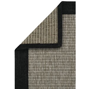 Cool Halı Leon Art 01 Hasır Dokulu Balkon Halısı İthal Sisal Halı Yolluk Bordürlü Mutfak Halısı