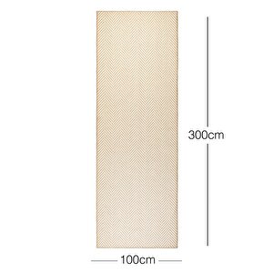 Ocean Home Textile Ekru Renk Balıksırtı Jüt Halı Kilim 100 X 300 Cm