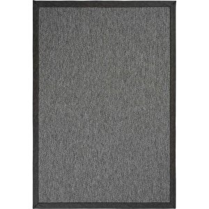 Berlin Art 02 Hasır Dokulu Balkon Halısı İthal Sisal Halı Yolluk Bordürlü Mutfak Halısı 80x350 cm