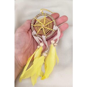 Düş Düşler Kapanı Araba Dikiz Ayna Süsü Dreamcatcher Duvar Süsleri Ev Mini Düş Kapanı