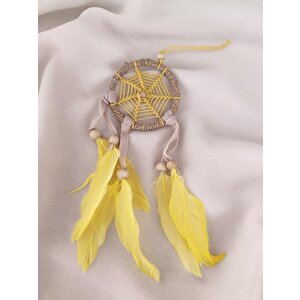 Düş Düşler Kapanı Araba Dikiz Ayna Süsü Dreamcatcher Duvar Süsleri Ev Mini Düş Kapanı