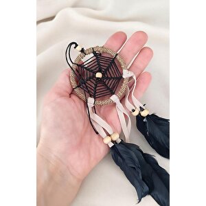 Düş Düşler Kapanı Araba Dikiz Ayna Süsü Dreamcatcher Duvar Süsleri Ev Mini Düş Kapanı
