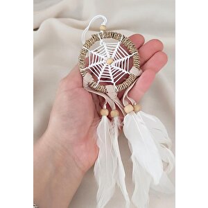 Düş Düşler Kapanı Araba Dikiz Ayna Süsü Dreamcatcher Duvar Süsleri Ev Mini Düş Kapanı