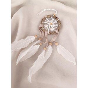 Düş Düşler Kapanı Araba Dikiz Ayna Süsü Dreamcatcher Duvar Süsleri Ev Mini Düş Kapanı