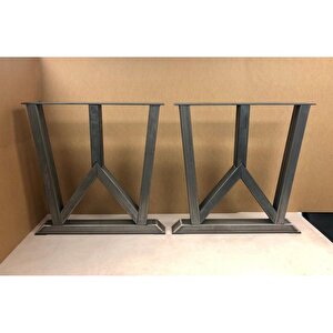 Masa Ayağı 71 Cm Çalışma Masası Ayağı Metal Tasarım Ayak