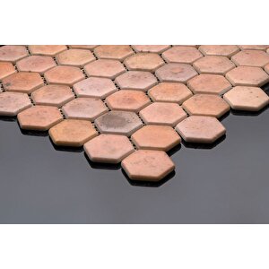 Hexagon Dijital Baskılı Cam Mozaik Fbdj 029