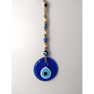 Cam Nazar Kötü Göz Kovucu Hand Made Ağaç Duvar Dekorasyonu Hasır Nazarlık Duvar Ağaç Ev Süsü