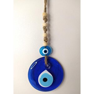 Cam Nazar Kötü Göz Kovucu Hand Made Ağaç Duvar Dekorasyonu Hasır Nazarlık Duvar Ağaç Ev Süsü