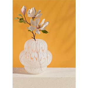 Blanco Cam Vazo 20x22 Cm