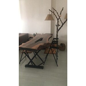 Siyah Metal Ayak Yemek Masası Ayağı Metal Masa Ayakları