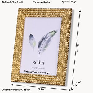 13x18 Lovisa  Çerçeve Altın