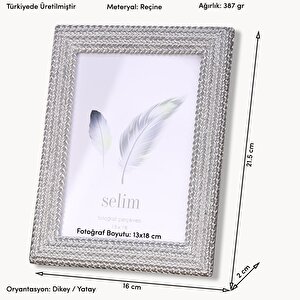 13x18 Lovisa  Çerçeve Gümüş