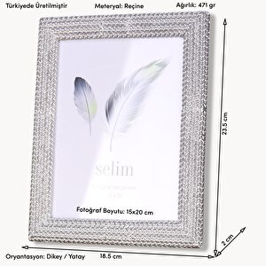 15x20 Lovisa Çerçeve Gümüş