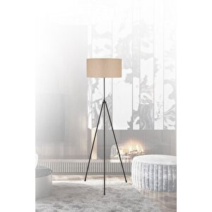 Nisa Luce Piramit Metal Lambader - Sütlü Kahve Başlık