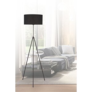 Nisa Luce Piramit Metal Lambader - Siyah Başlık