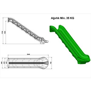 Düz Kaydırak H150