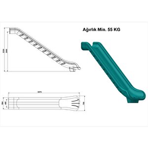 Düz Kaydırak H200