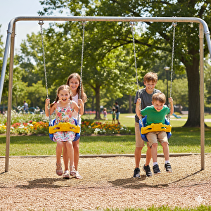 Zincirli Salıncak Koltuğu Korkuluklu