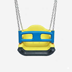 Salıncak Oturağı Korkuluklu, Darbe Emici Kauçuk İlaveli