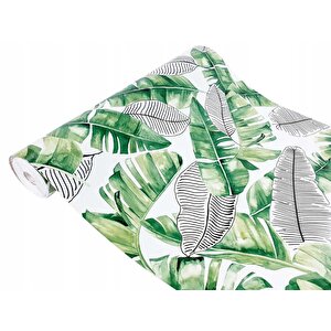 349-3268 Yaprak Desen Kendinden Yapışkanlı Folyo (45cm X 1mt)