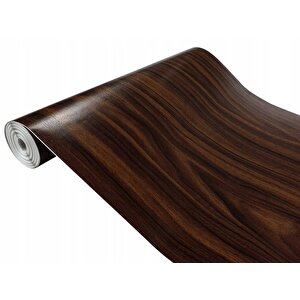 200-8046 Koyu Ceviz Ahşap Desen Yapışkanlı Folyo (67,5cm X 15mt)