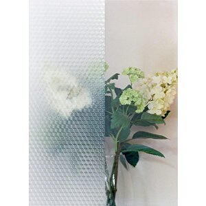 346-0337 Geometrik Desen Yapışkanlı Cam Folyo (45cm X 2mt)