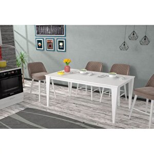 Artemi̇s Yemek Masası Beyaz 130 X 70