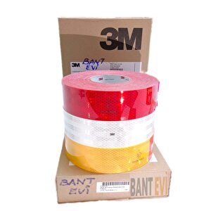 3m Reflektif Bant Beyaz 15metre Tüvtürk Onaylı Reflektör Şerit