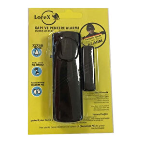 Lr-4444 Siyah Renk Kapı Pencere Alarmı