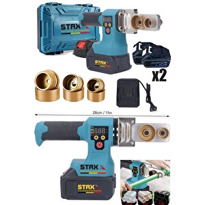 21500wh Dijital Ekran Göstergeli Titanyum Pprc 15 Pilli Çift Akülü Plastik Boru Kaynak Makinesi Seti