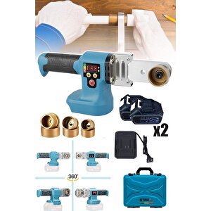 21500wh Ultra Güçlendirilmiş Titanyum Pprc 15 Pilli Çift Akülü Plastik Boru Kaynak Makinesi Seti